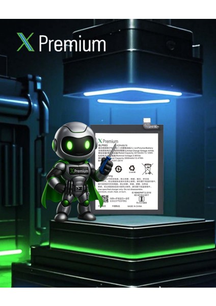 Xpremium Oppo A7 Uyumlu Batarya Pil Süper Yüksek Kalite 4230 Mah BLP683 modelleri