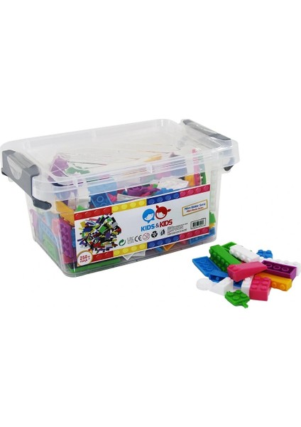 250 Pcs Mini Bloklar Serisi LEGO Oyuncak Saklama Kutulu (5047)