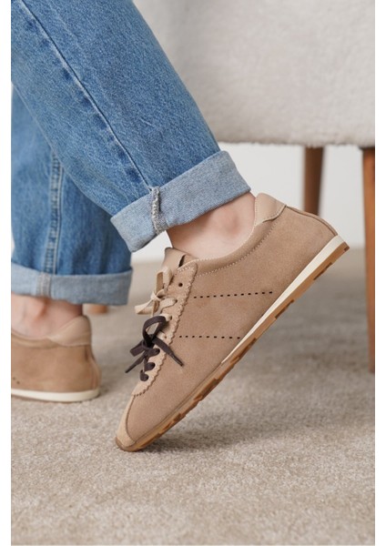 Luxe Hakiki Deri Kadın Spor Ayakkabı fırsatları