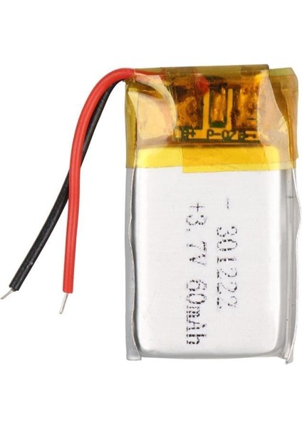 301222 3.7V 60MAH Lityum Polimer (Li-Po) Batarya Ciklet Pil