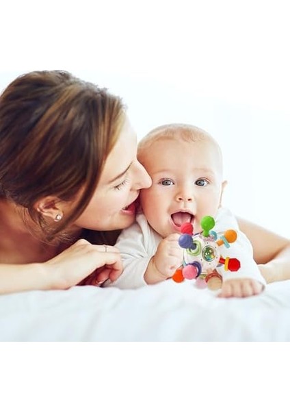 Circle Toys Bebek Montessori Duyusal Diş Kaşıyıcı Top – Motor Becerileri Gelişim Oyuncağı - Çok Renkli fiyatları