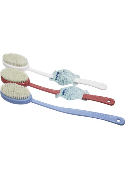 Uzun Saplı Banyo Sırt Fırçası Lif (4940)