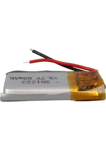 301222 3.7V 60MAH Lityum Polimer (Li-Po) Batarya Ciklet Pil modelleri