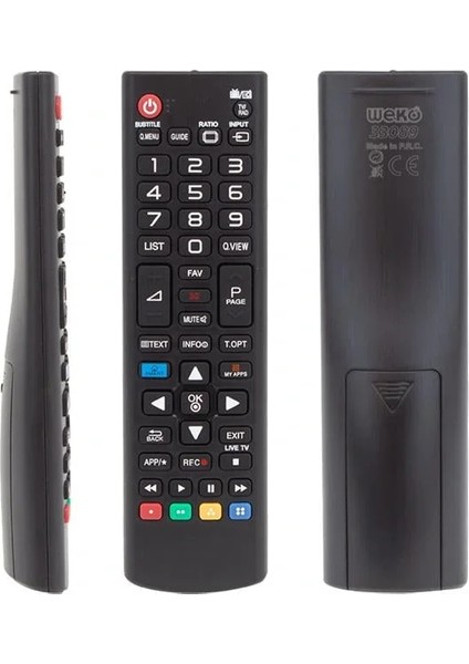 RM-L1162 Lg Kısa Smart-My Apps Tuşlu LCD LED Tv Kumandası (AKB73715601A) (40157=33089)