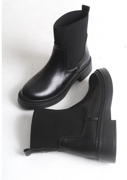 Vontel Elastik Yan Bantlı Kadın Günlük Bot modelleri