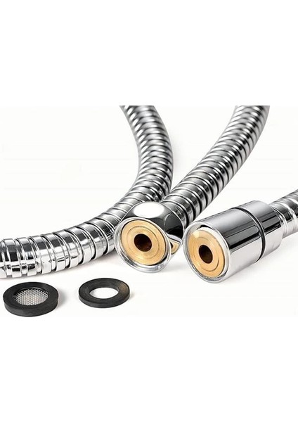 A Kalite Örgülü Dayanıklı Duş Spirali - Uzun Ömürlü Duş Hortumu - G1/2 EVRENSEL%100 Uyumlu indirimleri