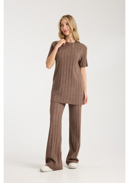 Çizgili Relax Fit Ikili Takım fırsatları