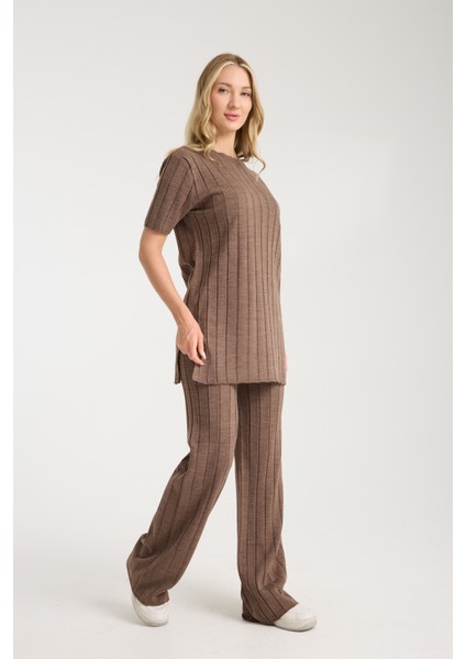 Çizgili Relax Fit Ikili Takım indirimleri