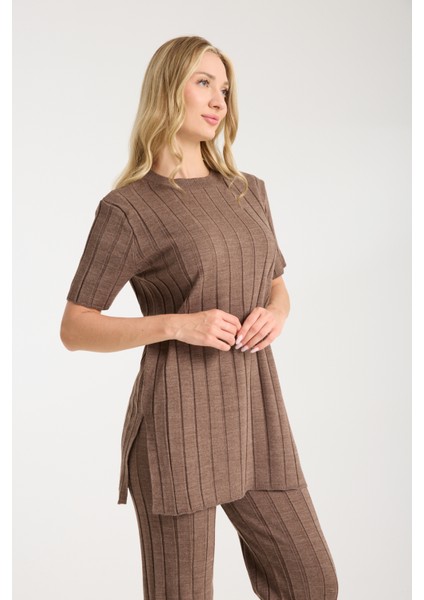 Çizgili Relax Fit Ikili Takım