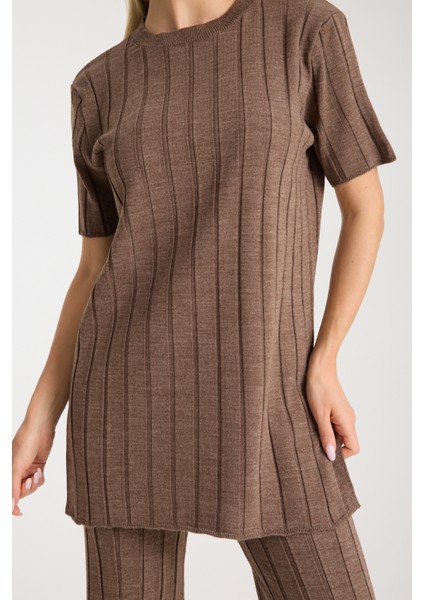 Çizgili Relax Fit Ikili Takım