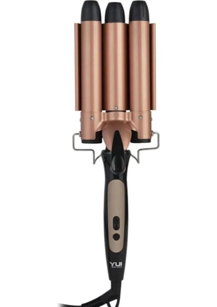 Yui KB3060 25MM Dijital Ekranlı Su Dalgası (Wag) Siyah Saç Maşası