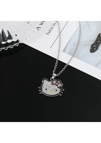 Hello Kitty Gümüş Zincir Kolye , Gümüş Kolye Çocuk Genç Gümüş Kolye fırsatları