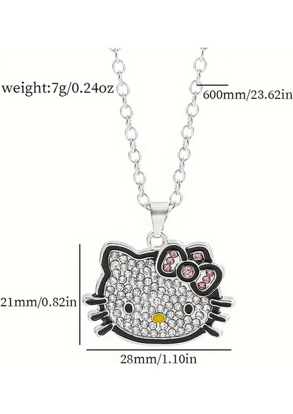 Hello Kitty Gümüş Zincir Kolye , Gümüş Kolye Çocuk Genç Gümüş Kolye indirimleri