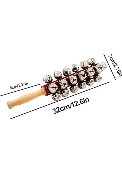 El Çanları, Jingle Bells Oyuncak, Glockeninstrumente Handglocke Schlittenglocken Jingler Bell Stick, Erken Eğitim Için Noel Bells Ahşap El Schlittenglocken, Çocuklar fiyatları