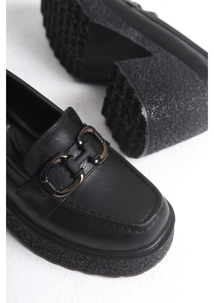 Lofin Toka Detaylı Kadın Loafer Ayakkabı fırsatları