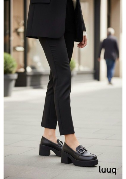 Lofin Toka Detaylı Kadın Loafer Ayakkabı indirimleri