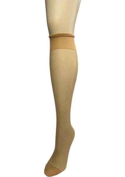 Kadın 12'li Fit 15 Dizaltı Ince Parlak Pantolon Çorap