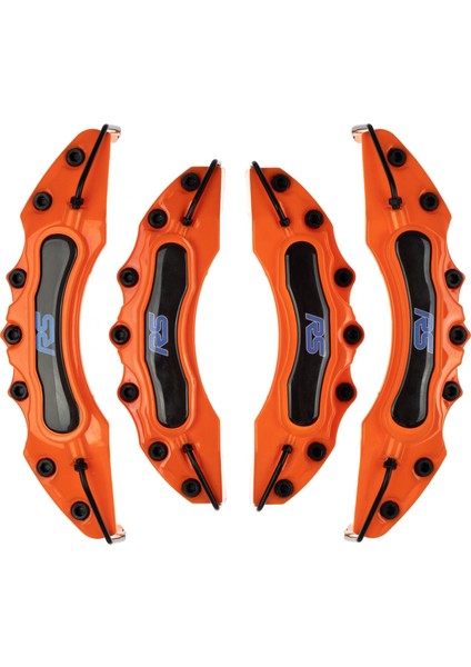 Turuncu Ford Rs (Mavi) 4'lü Kaliper Seti Yapıştırma Logolu