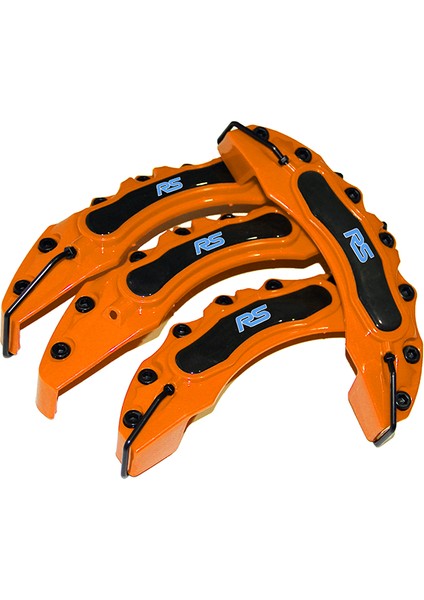 Turuncu Ford Rs (Mavi) 4'lü Kaliper Seti Yapıştırma Logolu modelleri