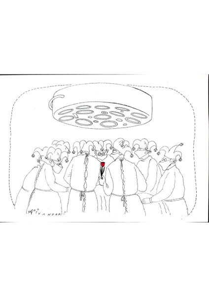 Ali Divandari 29X21CM Orijinal Karikatür Tablo modelleri