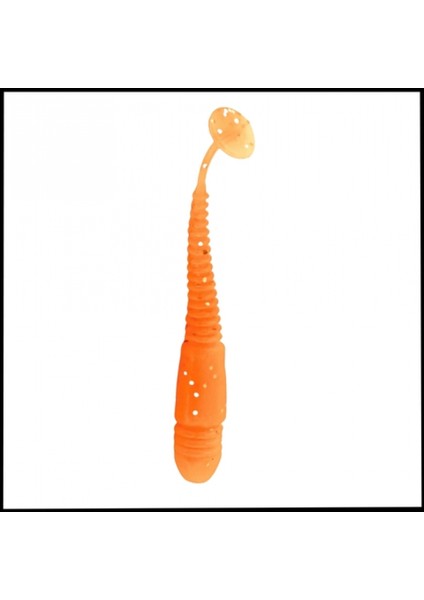 Uyguna-Yakala 1,1g 55MM - Silikon Kurt Yem uv - turuncu - Karides KOKULU -YEM.757