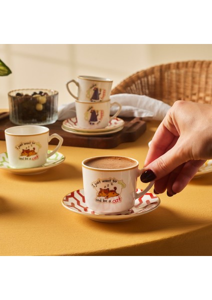 Bonbon 6 Kişilik Kahve Fincan Takımı 80 ml fiyatları