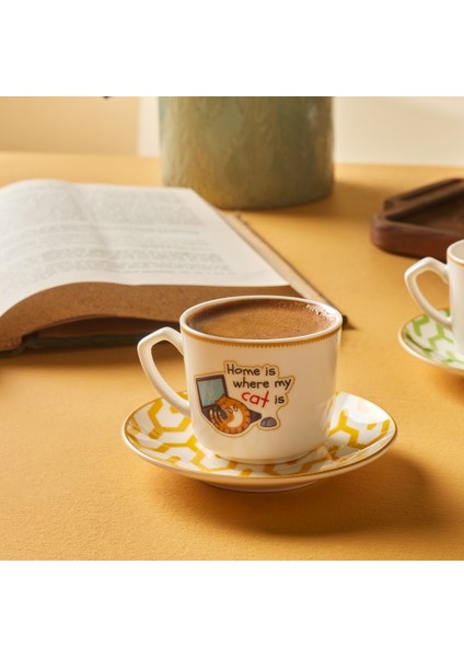 Bonbon 6 Kişilik Kahve Fincan Takımı 80 ml modelleri