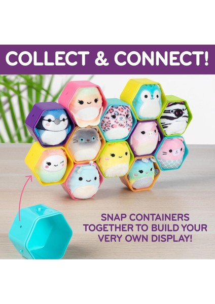 Micromallows Squishmallows Sürpriz Mini Yumuşak Peluş Oyuncak Figür - 6 cm - 24 Adet Tam Set fiyatları