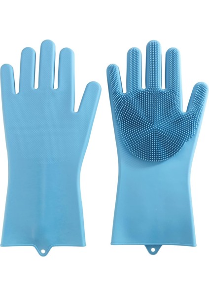 Wenko Silikon Temizleme Eldiveni Rena, 2&apos;li Set, Çok Fonksiyonlu Bulaşık Eldiveni, Tüm Ev Için, Entegre Temizleme Fırçası, Bulaşık Makinesinde Yıkanabilir, 33 x 1,5 x 15,5 cm Mavi fiyatları