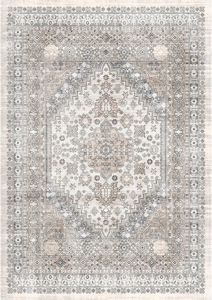 Vintage Koleksiyonu Eskitme Otantik Desenli Makinede Yıkanabilir Halı fiyatları