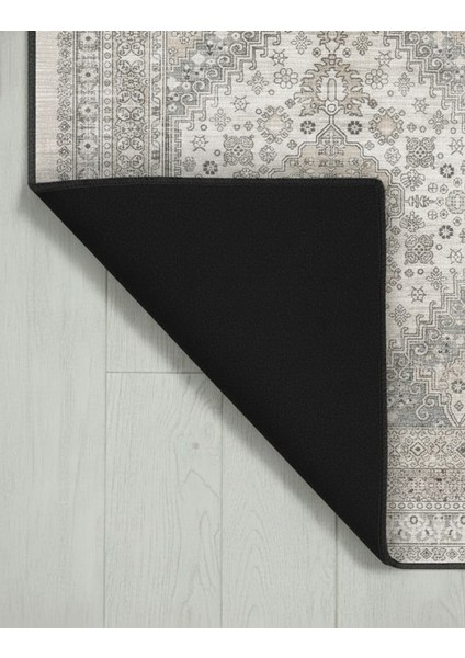 Vintage Koleksiyonu Eskitme Otantik Desenli Makinede Yıkanabilir Halı indirimleri