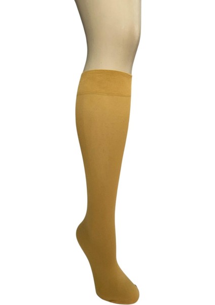 Kadın 3'lü Mikro Dizaltı Orta Kalın Pantolon Çorap