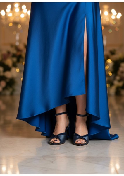 Noire Bilekten Bağlamalı Kadın Topuklu Ayakkabı indirimleri