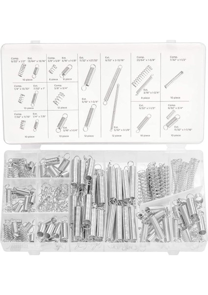 50456 Bir Yay Ürün Yelpazesi Için Onarım, Galvanizli Çelik | 200 Parça Set