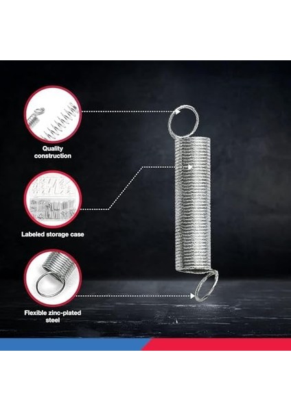50456 Bir Yay Ürün Yelpazesi Için Onarım, Galvanizli Çelik | 200 Parça Set fiyatları
