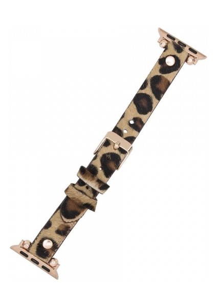 Apple Watch Uyumlu Deri Kordon 38-40-41MM Rt LEO1N modelleri