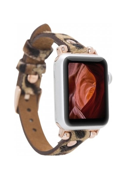 Apple Watch Uyumlu Deri Kordon 38-40-41MM Rt LEO1N indirimleri