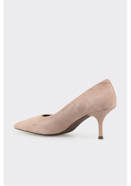 Vizon Deri Kadın Stiletto modelleri