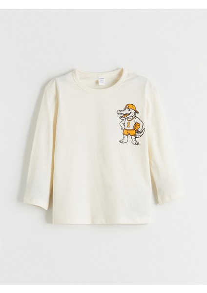 Yeni Sezon Dinozor Baskılı Erkek Çocuk Tişört modelleri
