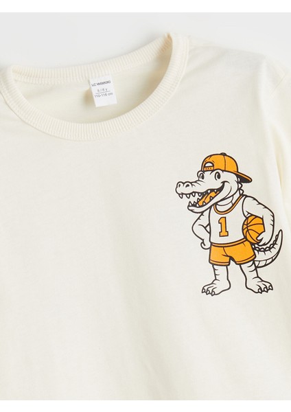 Yeni Sezon Dinozor Baskılı Erkek Çocuk Tişört fırsatları