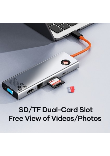 TR30 Multi Fonksiyon 10 In 1 Type-C Hub Dönüştürücü