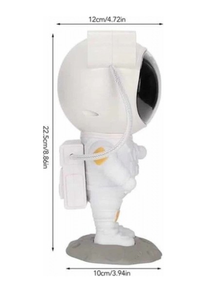 Projeksiyon Astronot Lamba Speaker Sevimli Astronot Bluetooth Hoparlör fırsatları