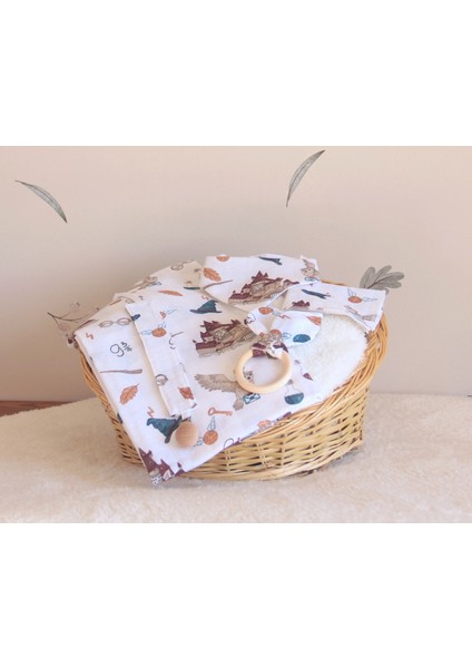 Harry Potter Temalı %100 Pamuk 7 Parça Yenidoğan Bebek Hediye Kutusu – Pike, Müslin Set ve Papyonlu Tulum fiyatları