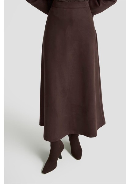 Nakışlı Süet Takım 25KD1505 Kahverengi indirimleri