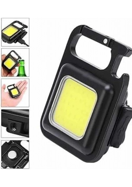 Kamp Çadır Lambası Şarjlı El Feneri Işıldak Anahtarlık Mini Mıknatıslı modelleri