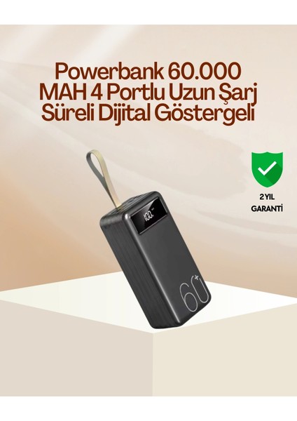 Tüm Cihazlara Uyumlu Çoklu Çıkışlı Powerbank