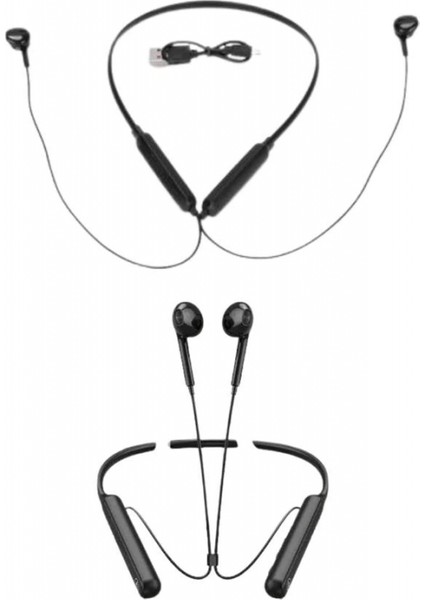 60 Saat Kablolu Boyun Askılı Dijital Göstergeli Bluetooth Kulaklığı fırsatları