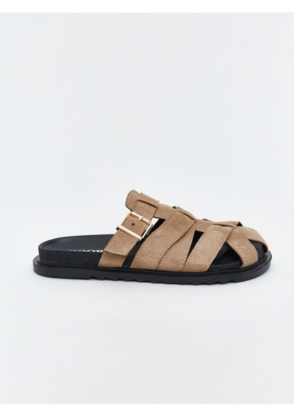 Yeni Sezon Süet Görünümlü Kadın Terlik fiyatları