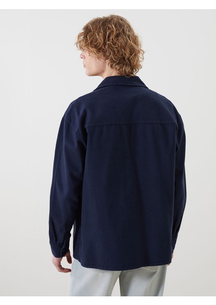 Yeni Sezon Rahat Kalıp Gabardin Erkek Gömlek Ceket fırsatları