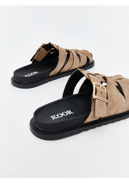 Yeni Sezon Süet Görünümlü Kadın Terlik indirimleri